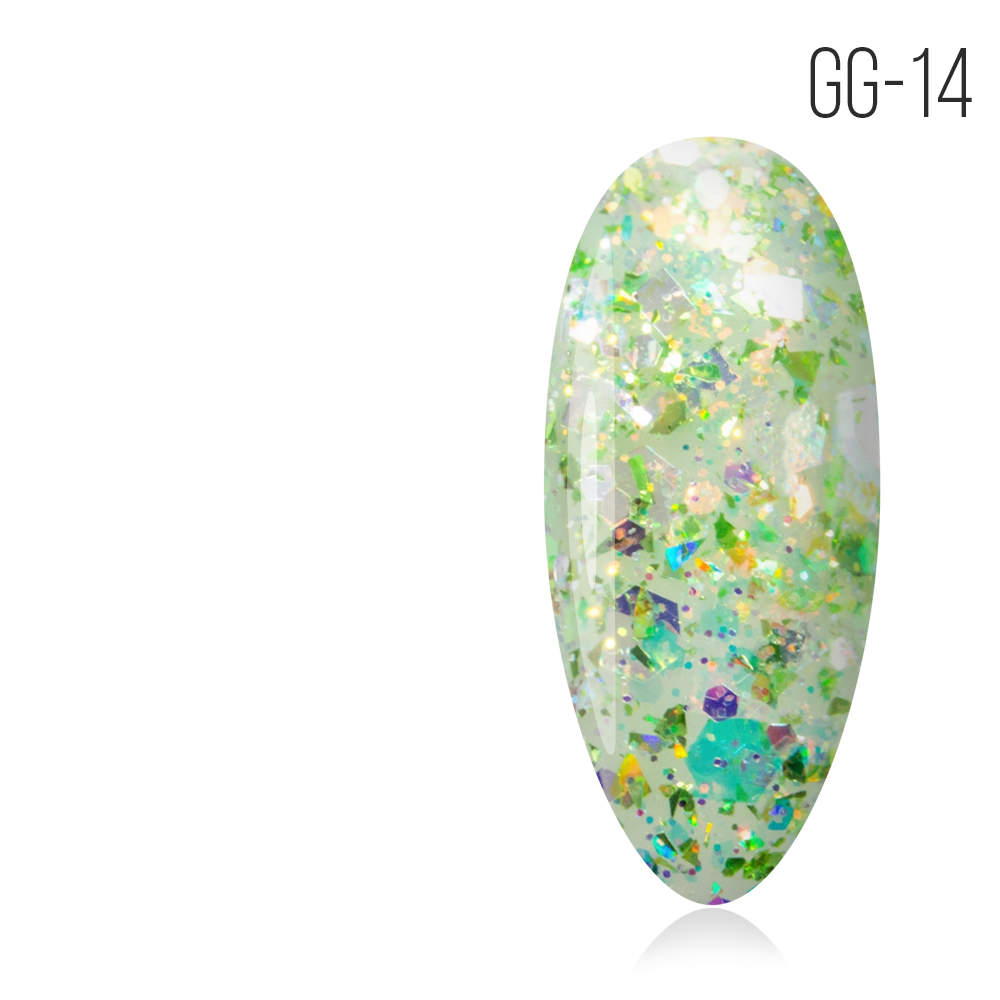 GG-14. Glitter Gel № 14
