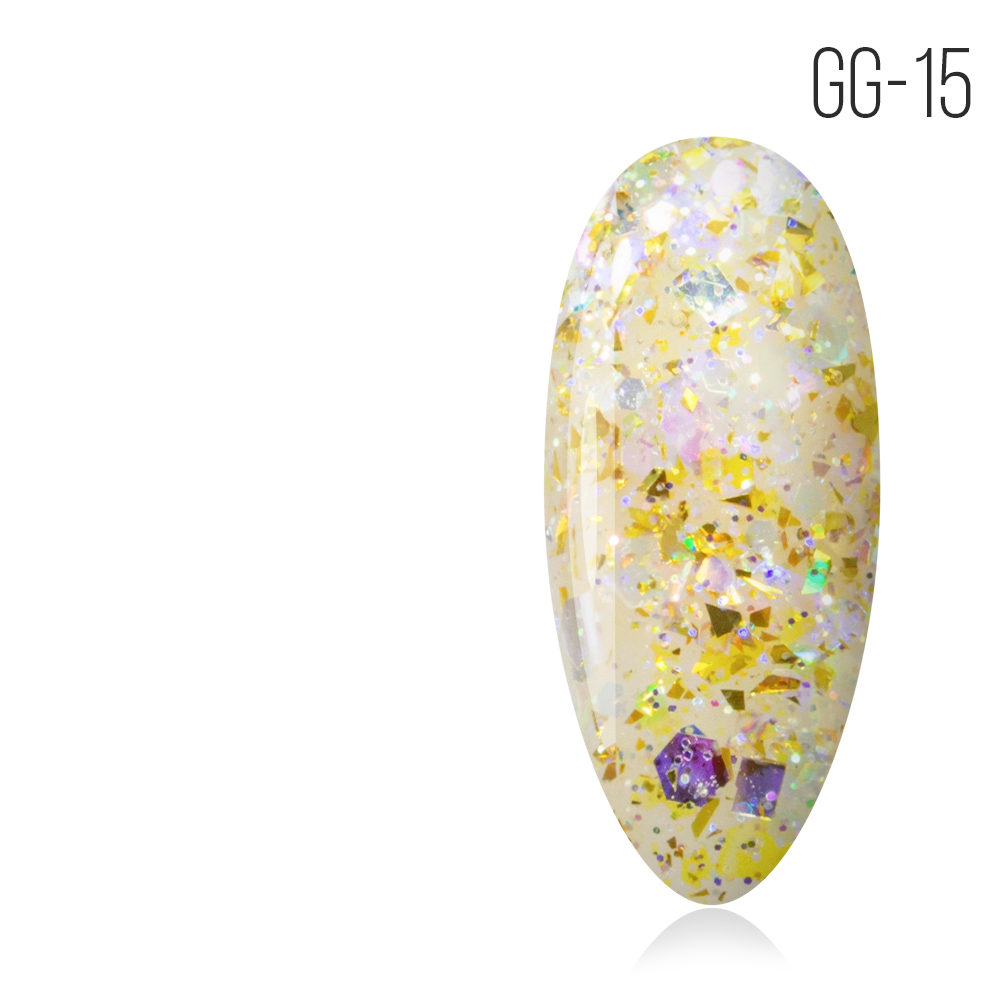 GG-15. Glitter Gel № 15